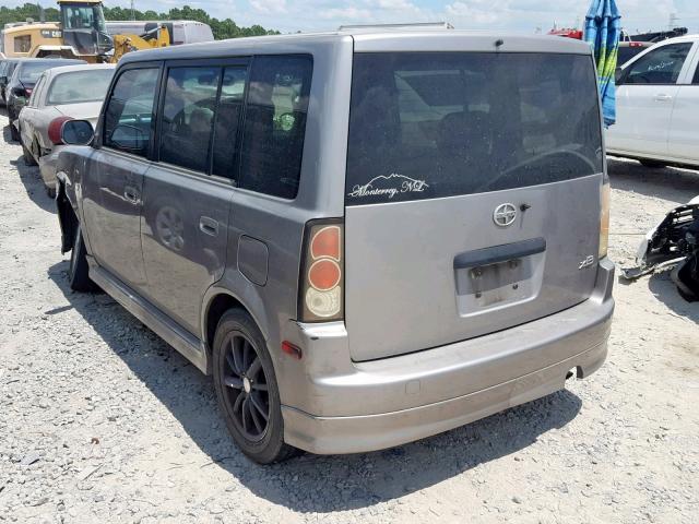 JTLKT324864105702 - 2006 TOYOTA SCION XB GRAY photo 3