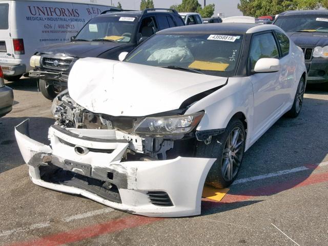 JTKJF5C73D3065544 - 2013 TOYOTA SCION TC თეთრი ფოტო 2