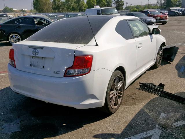 JTKJF5C73D3065544 - 2013 TOYOTA SCION TC თეთრი ფოტო 4