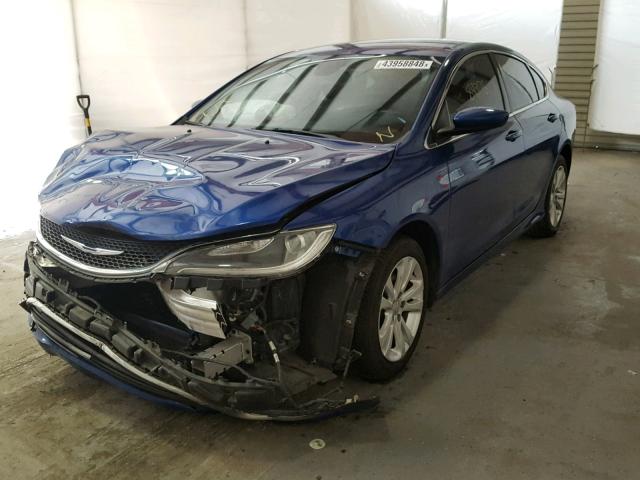 1C3CCCAB6FN564967 - 2015 CHRYSLER 200 LIMITE BLUE photo 2