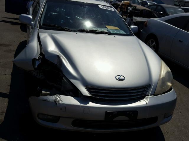 JTHBA30G045013892 - 2004 LEXUS ES 330 SILVER photo 9