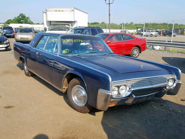 1Y82H412353 - 1961 LINCOLN CONTINENTL BLUE photo 1