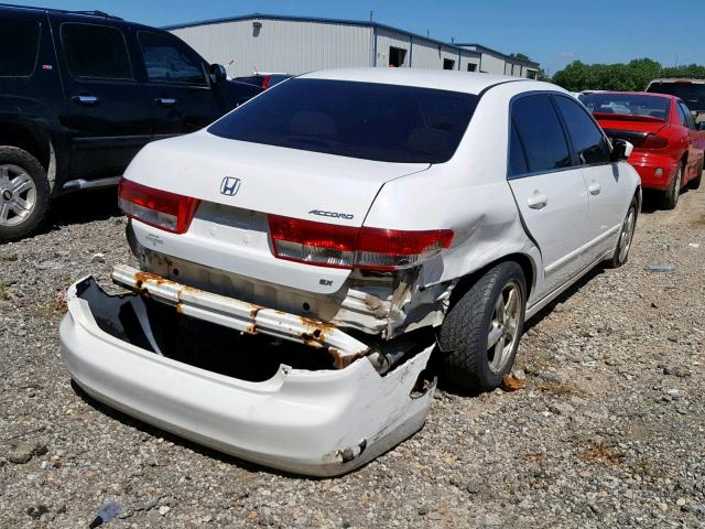 1HGCM56623A103883 - 2003 HONDA ACCORD EX WHITE photo 4