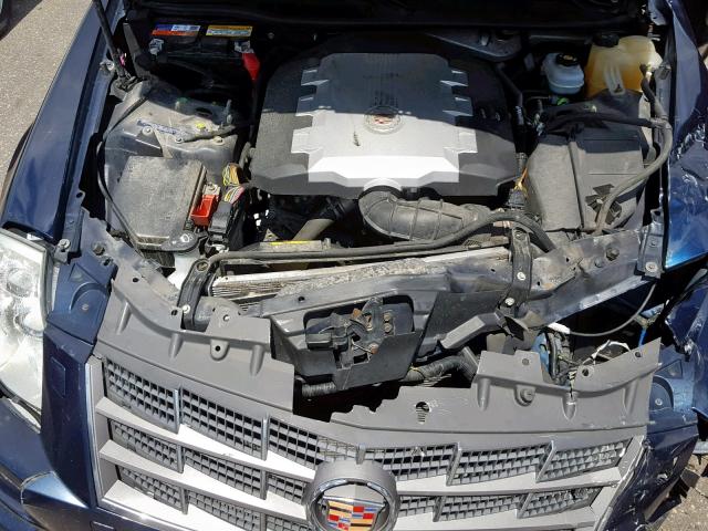 1G6DW67V280110597 - 2008 CADILLAC STS BLUE photo 7