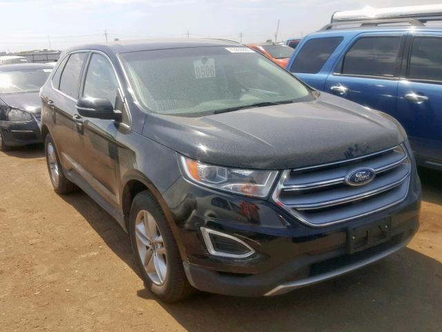 2FMPK3J95HBB20809 - 2017 FORD EDGE SEL BLACK photo 1