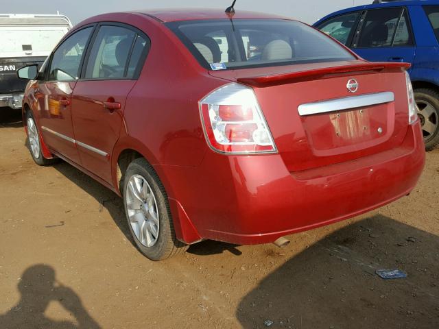 3N1AB6AP6CL699853 - 2012 NISSAN SENTRA 2.0 RED photo 3