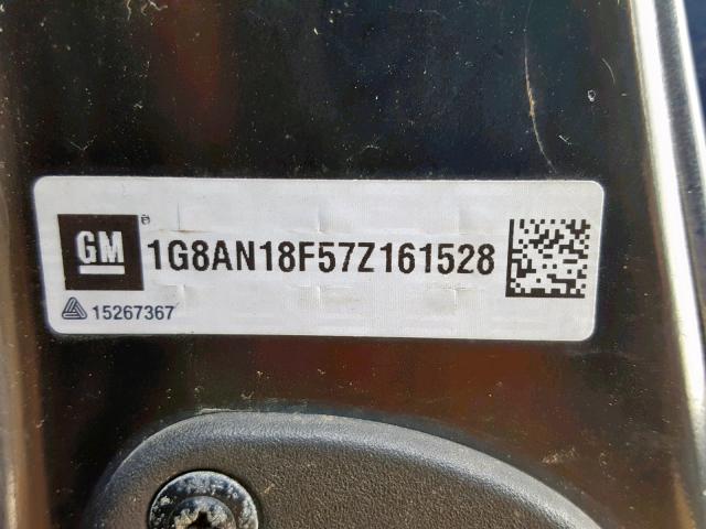 1G8AN18F57Z161528 - 2007 SATURN ION LEVEL BLUE photo 10