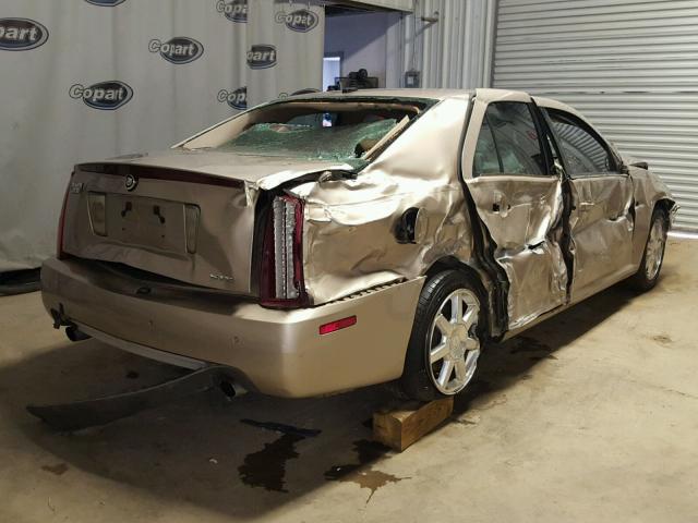 1G6DW677950237232 - 2005 CADILLAC STS BEIGE photo 4