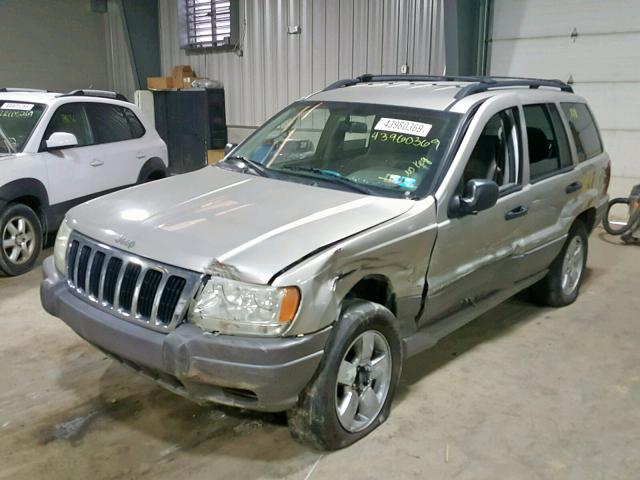 1J4GW48S63C527080 - 2003 JEEP GRAND CHER GRAY photo 2