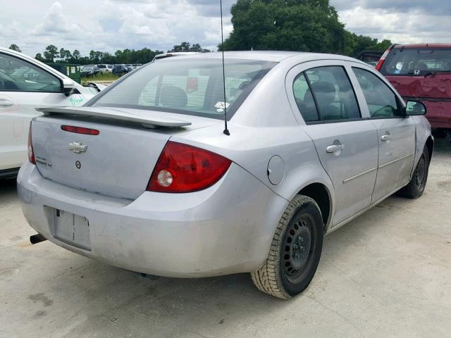 1G1AL55FX77155395 - 2007 CHEVROLET COBALT LT SILVER photo 4