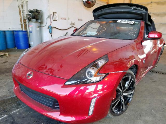 JN1AZ4FH2KM620281 - 2019 NISSAN 370Z BASE RED photo 2