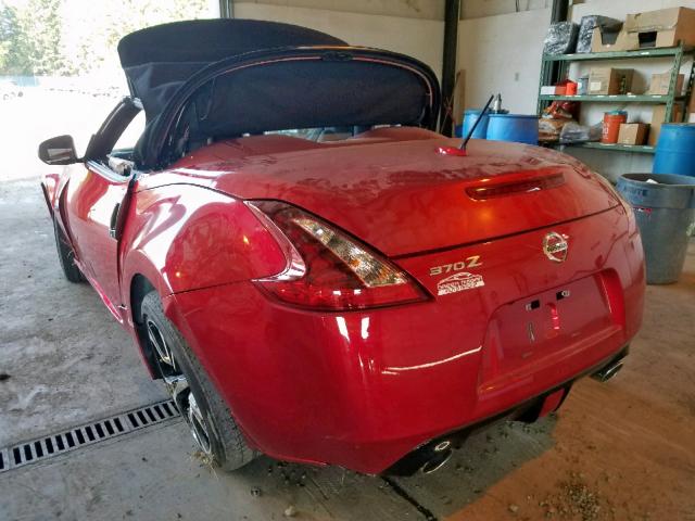 JN1AZ4FH2KM620281 - 2019 NISSAN 370Z BASE RED photo 3