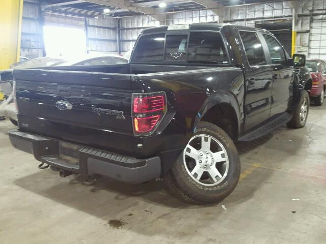 1FTFW1R68EFC16379 - 2014 FORD F150 SVT R BLACK photo 4