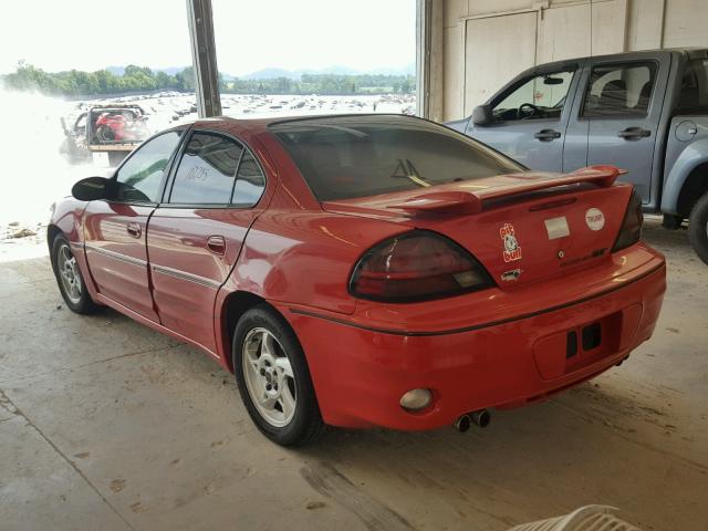 1G2NW52EX3C276414 - 2003 PONTIAC GRAND AM G RED photo 3