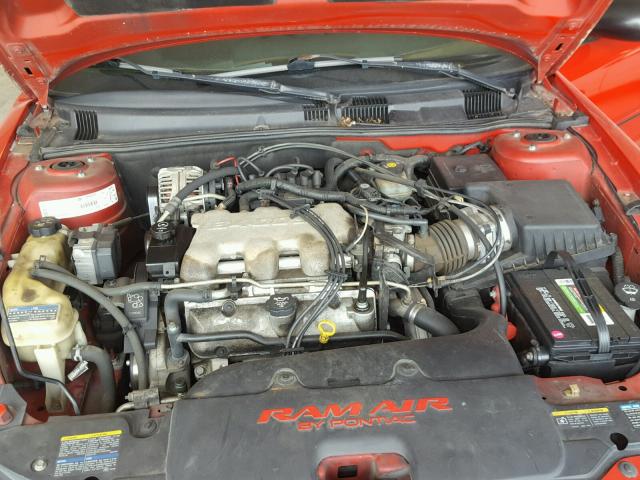 1G2NW52EX3C276414 - 2003 PONTIAC GRAND AM G RED photo 7