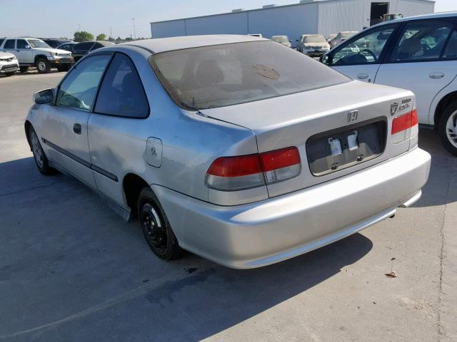 1HGEJ6220YL101345 - 2000 HONDA CIVIC DX GRAY photo 3