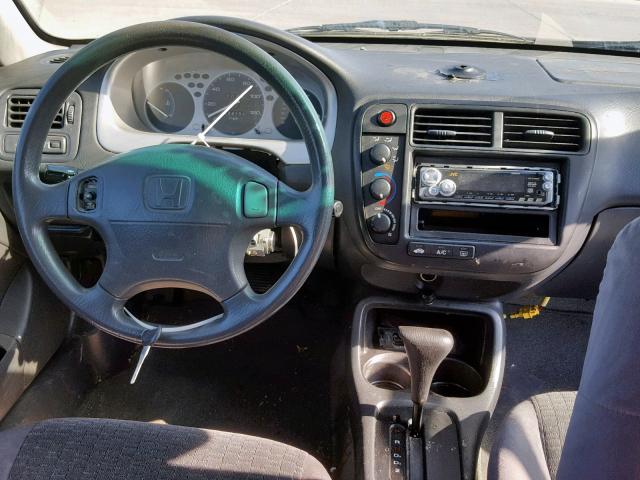 1HGEJ6220YL101345 - 2000 HONDA CIVIC DX GRAY photo 9