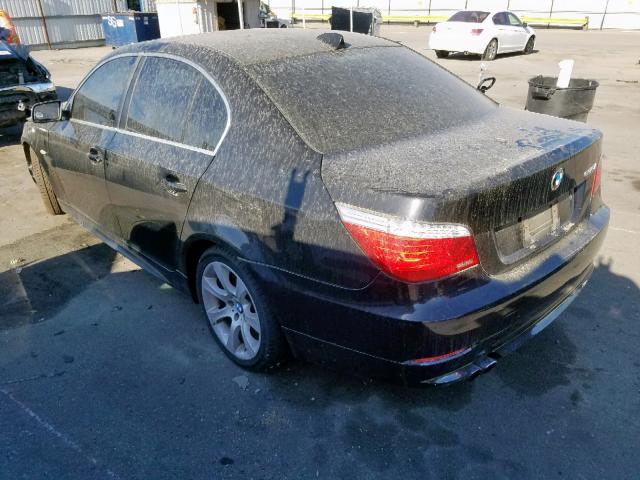 WBANW13529C163128 - 2009 BMW 535 I BLACK photo 3