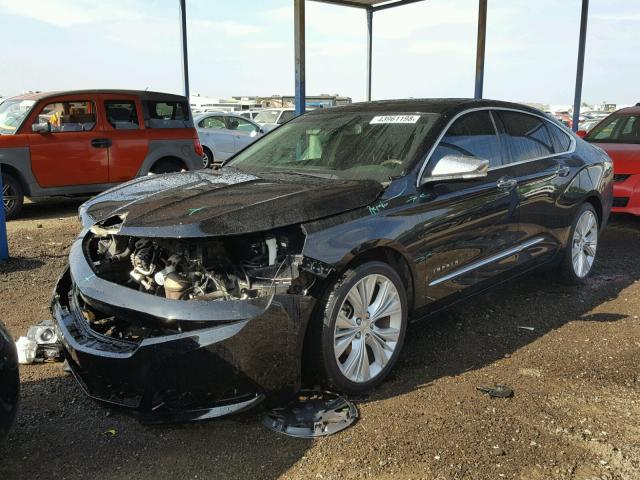 2G1155S34E9100506 - 2014 CHEVROLET IMPALA LTZ BLACK photo 2