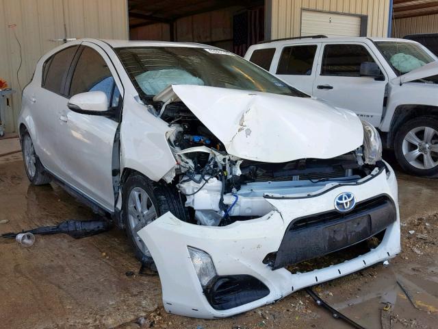 JTDKDTB30H1591782 - 2017 TOYOTA PRIUS C WHITE photo 1