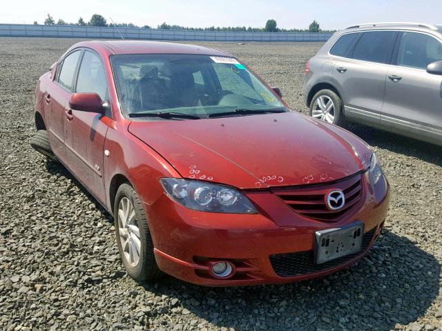 JM1BK123661410790 - 2006 MAZDA 3 S RED photo 1