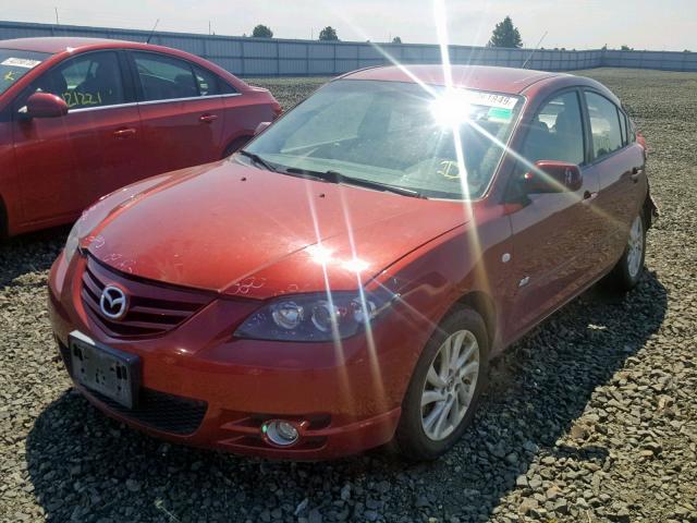 JM1BK123661410790 - 2006 MAZDA 3 S RED photo 2