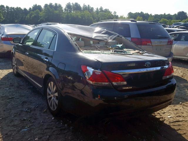 4T1BK3DB9BU440385 - 2011 TOYOTA AVALON BAS GRAY photo 3