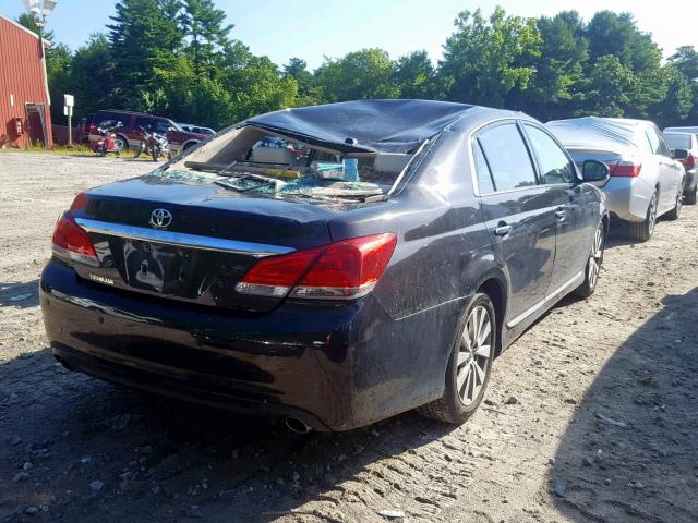 4T1BK3DB9BU440385 - 2011 TOYOTA AVALON BAS GRAY photo 4