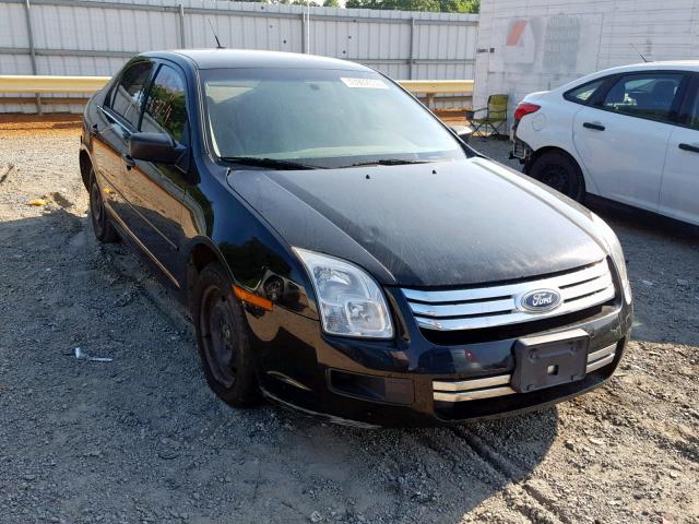 3FAHP06Z17R259844 - 2007 FORD FUSION S BLACK photo 1