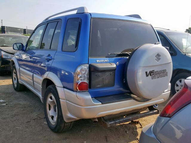 JS3TE62VX44102965 - 2004 SUZUKI GRAND VITA BLUE photo 3