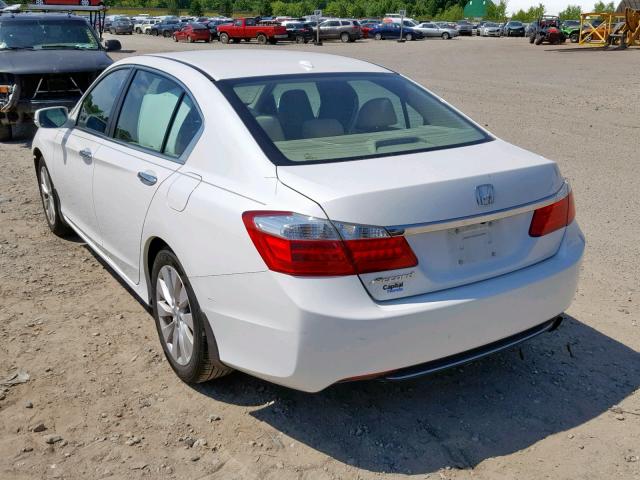 1HGCR2F85FA069685 - 2015 HONDA ACCORD EXL WHITE photo 3