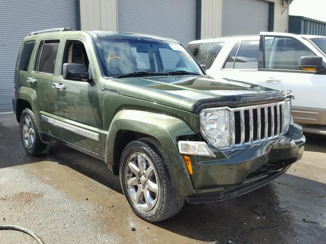 1J8GN58K48W221377 - 2008 JEEP LIBERTY LI GREEN photo 1