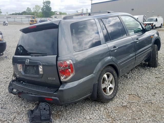 5FNYF18328B024089 - 2008 HONDA PILOT SE SILVER photo 4