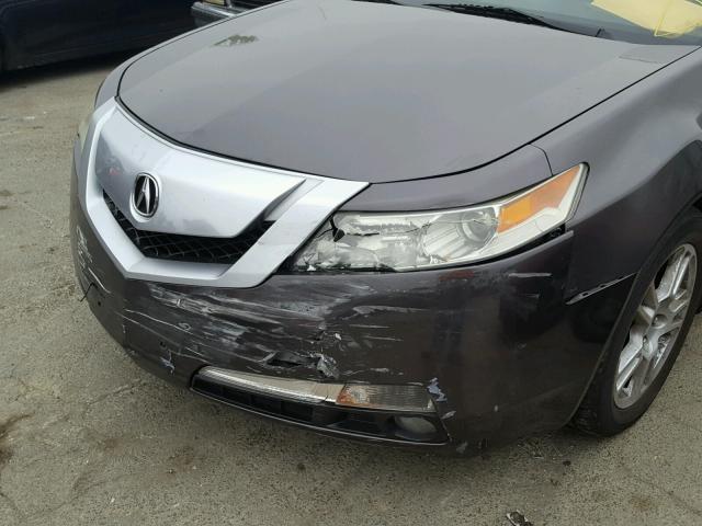 19UUA8F29AA021559 - 2010 ACURA TL GRAY photo 9