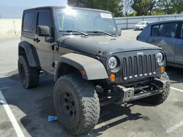 1J4FA24167L177337 - 2007 JEEP WRANGLER X BLACK photo 1