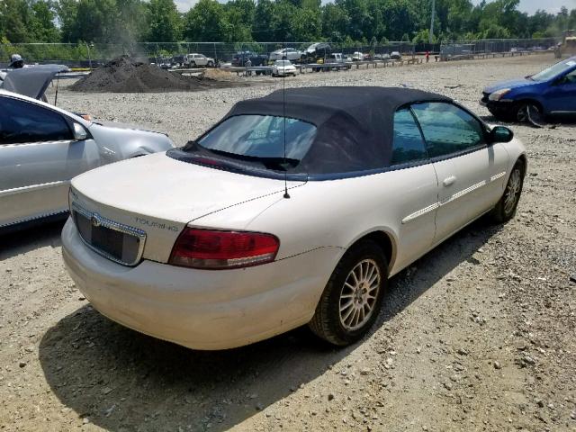 1C3EL55R64N407318 - 2004 CHRYSLER SEBRING LX WHITE photo 4