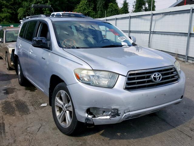 JTEDS43A992069306 - 2009 TOYOTA HIGHLANDER SILVER photo 1