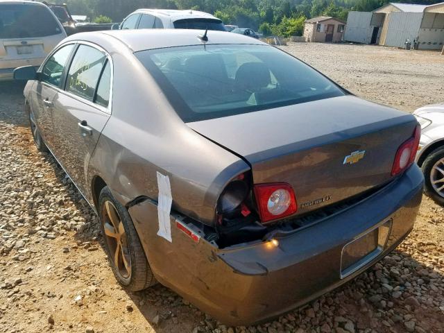 1G1ZC5E17BF281249 - 2011 CHEVROLET MALIBU 1LT 灰色 照片 3