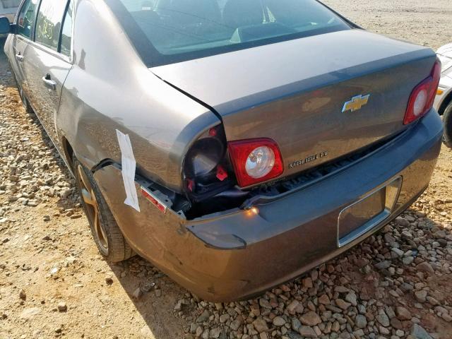 1G1ZC5E17BF281249 - 2011 CHEVROLET MALIBU 1LT 灰色 照片 9