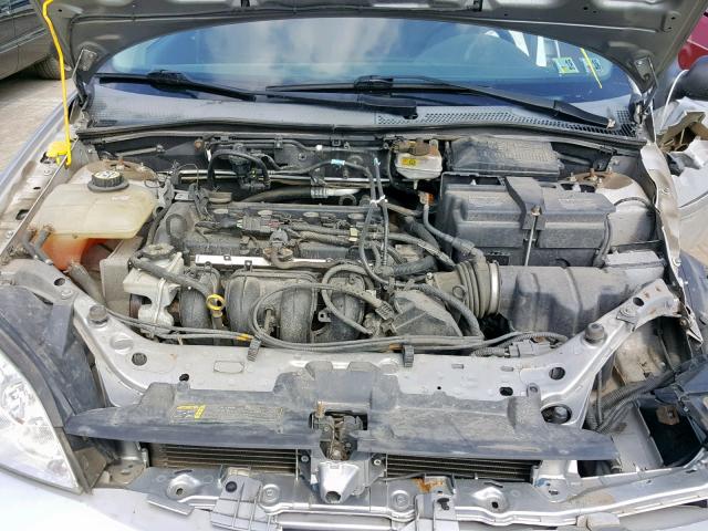 1FAHP37N27W347974 - 2007 FORD FOCUS ZX5 SILVER photo 7