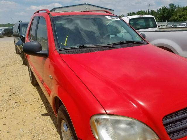 4JGAB72E6XA097849 - 1999 MERCEDES-BENZ ML 430 RED photo 9