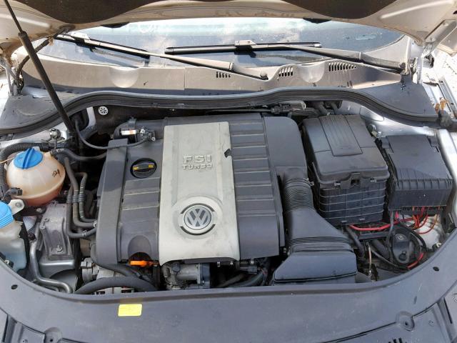 WVWUK73C87P010576 - 2007 VOLKSWAGEN PASSAT SILVER photo 7