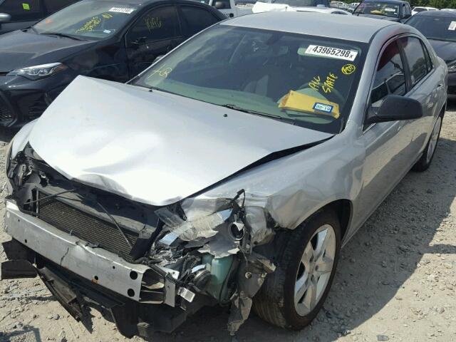 1G1ZB5EB9AF219023 - 2010 CHEVROLET MALIBU LS 银色 照片 2