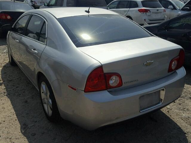 1G1ZB5EB9AF219023 - 2010 CHEVROLET MALIBU LS 银色 照片 3