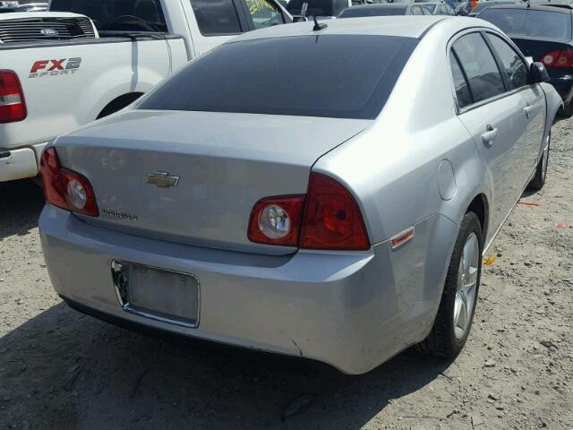 1G1ZB5EB9AF219023 - 2010 CHEVROLET MALIBU LS 银色 照片 4