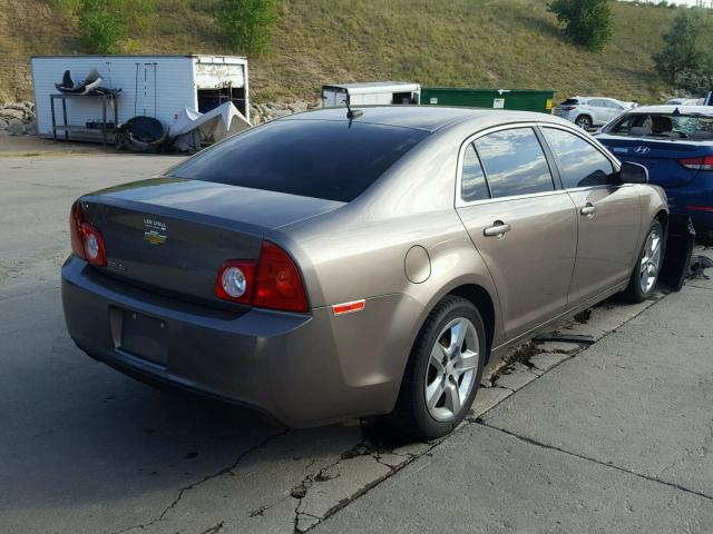 1G1ZB5E10BF312988 - 2011 CHEVROLET MALIBU LS ნაცრისფერი ფოტო 4