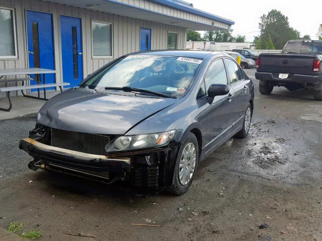 19XFA1F32AE039423 - 2010 HONDA CIVIC VP GRAY photo 2