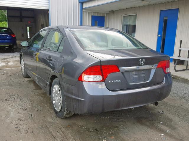 19XFA1F32AE039423 - 2010 HONDA CIVIC VP GRAY photo 3