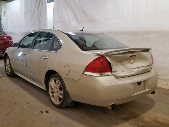 2G1WC5E34C1157727 - 2012 CHEVROLET IMPALA LTZ GOLD photo 3