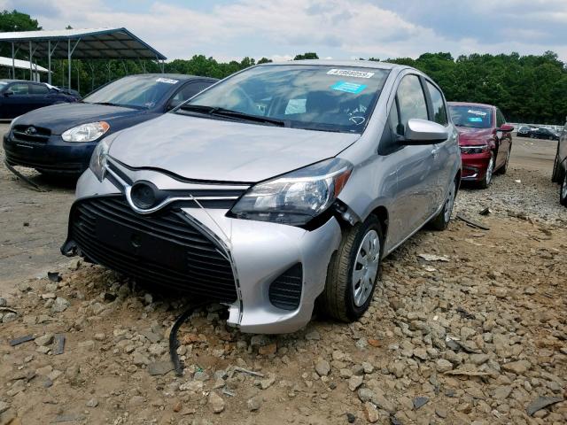 VNKKTUD36HA078159 - 2017 TOYOTA YARIS L SILVER photo 2